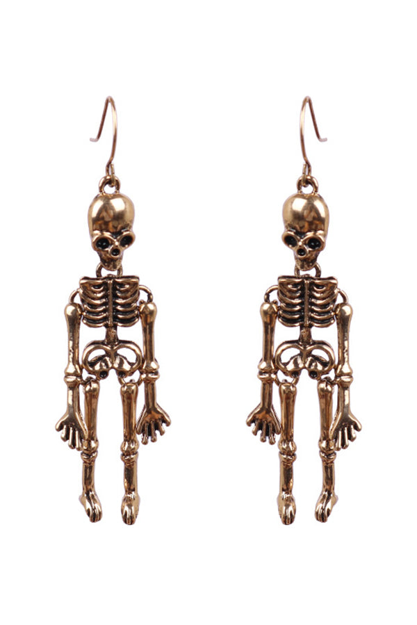 Halloween Dark Style Skull Earrings