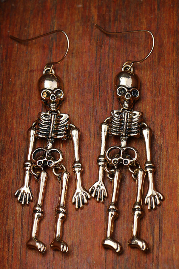 Halloween Dark Style Skull Earrings