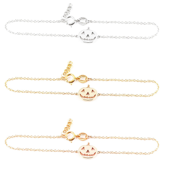 Dainty Gold Pumpkin Bracelet